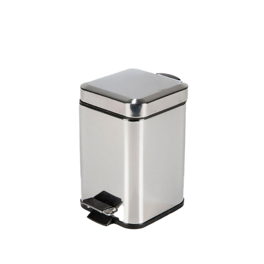 Cesto Cuadrado de Acero Inoxidable 3 Lts