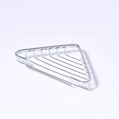 Jabonera de ducha para esquina de acero inoxidable